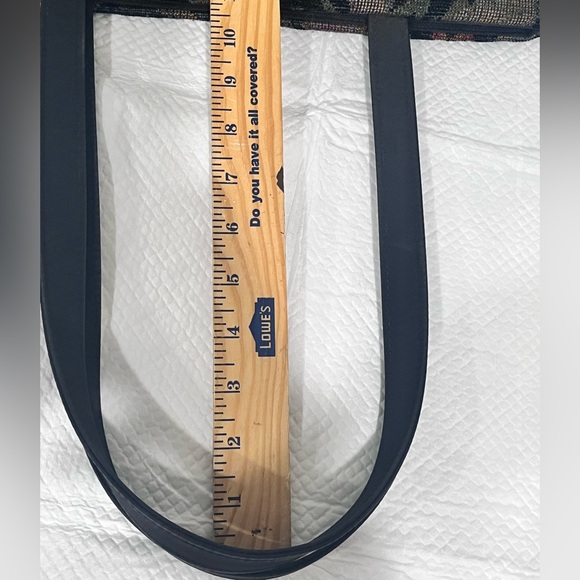 Danny K Beverly Hills, Black Earth Tone Tapestry Shoulder/ Tote Bag. USA MADE - Picture 7 of 14